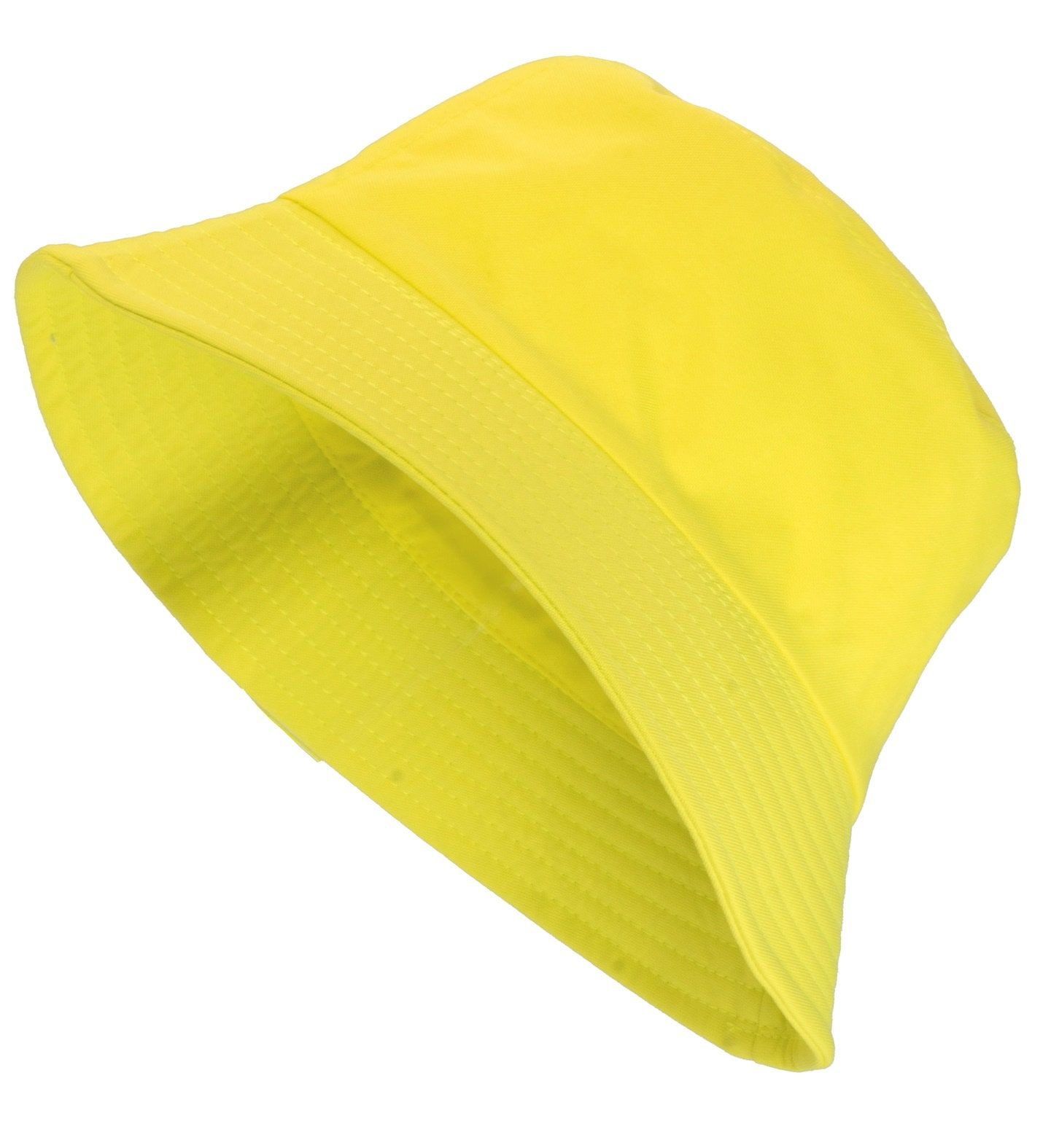 Bucket Hat Neon Geel Dames Heren