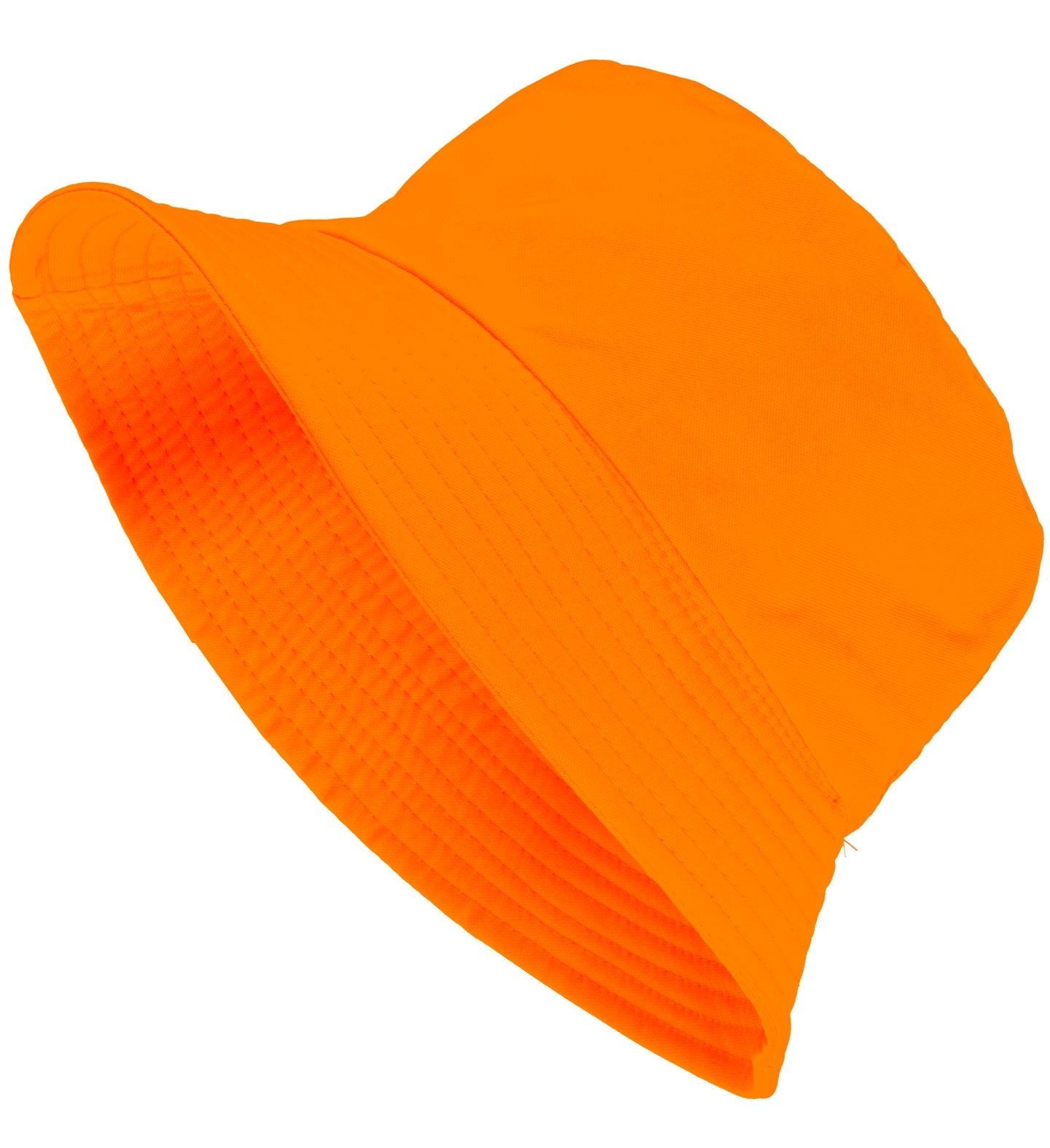 Bucket Hat Neon Oranje Dames Heren