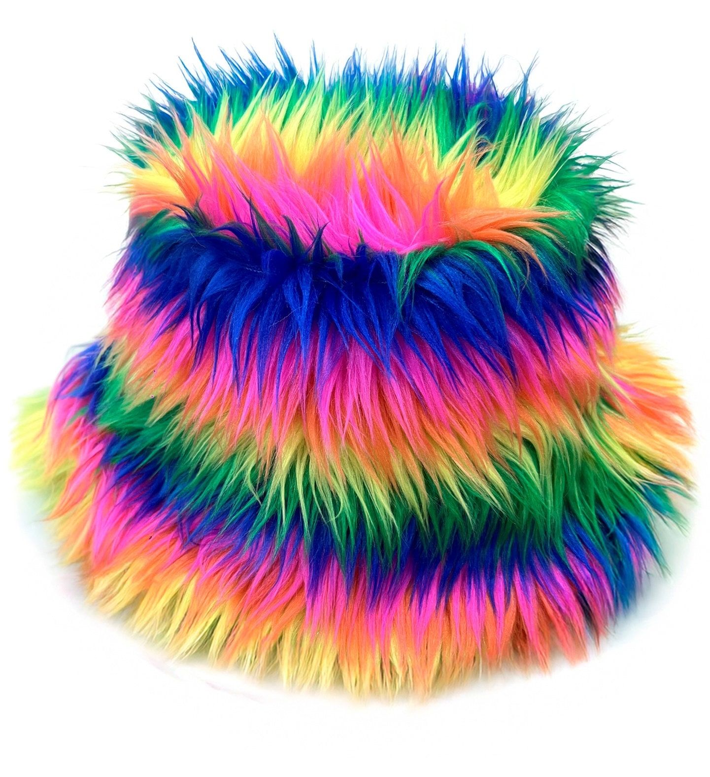 Bucket Hat Pluche Regenboog Dames Heren