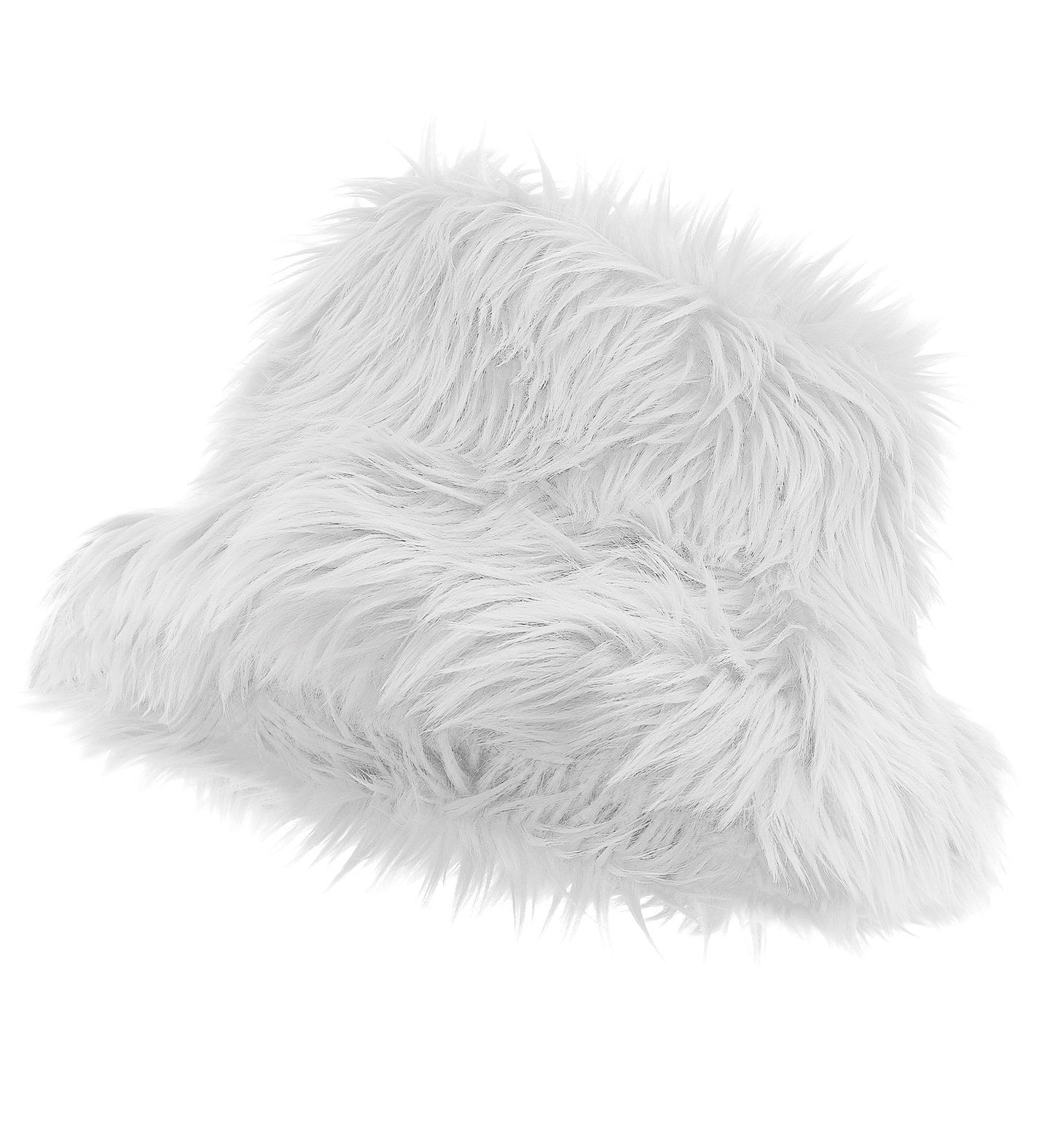 Bucket Hat Pluche Wit Dames Heren