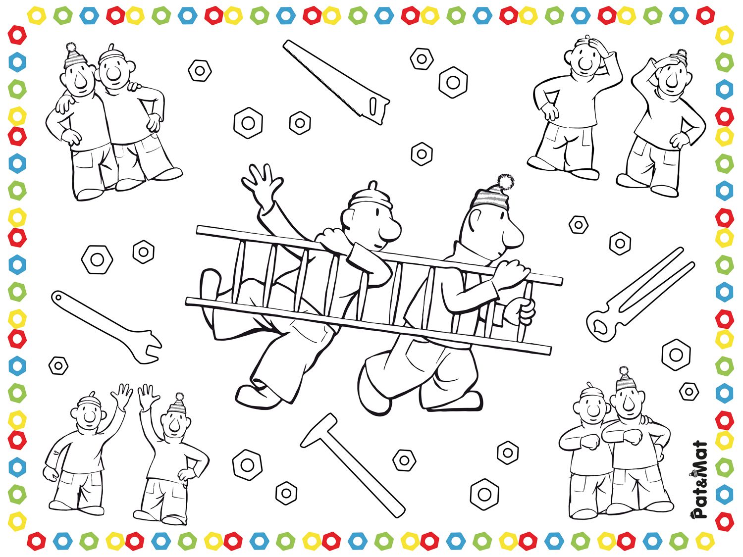 Buurman en Buurman Kinderfeestje Placemats 6 Stuks