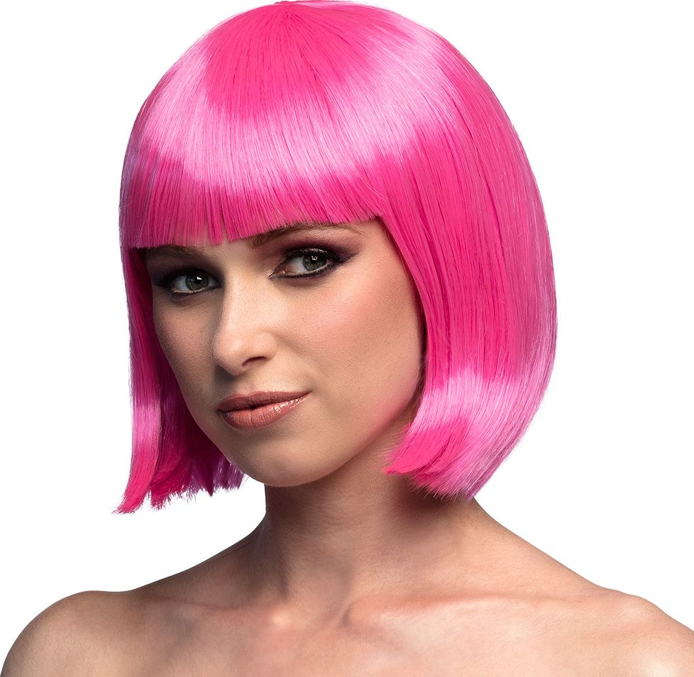 Cabaret Boblijn Pruik Roze