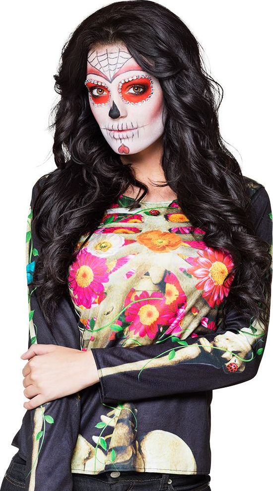 Calaca Dia De Los Muertos Shirt Dames