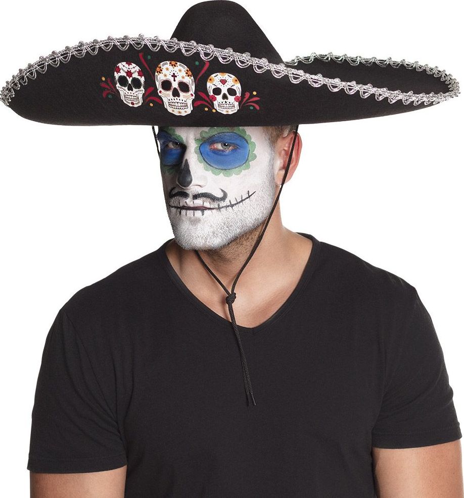 Calavera Zwarte Sombrero
