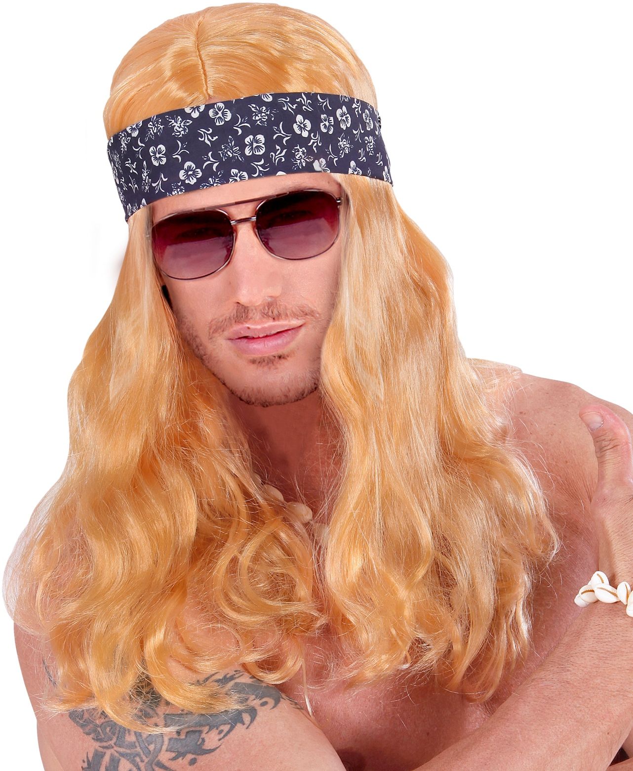 California Dreaming Pruik met Hoofdband