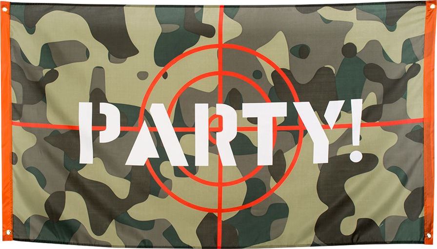 Camouflage Party Vlag