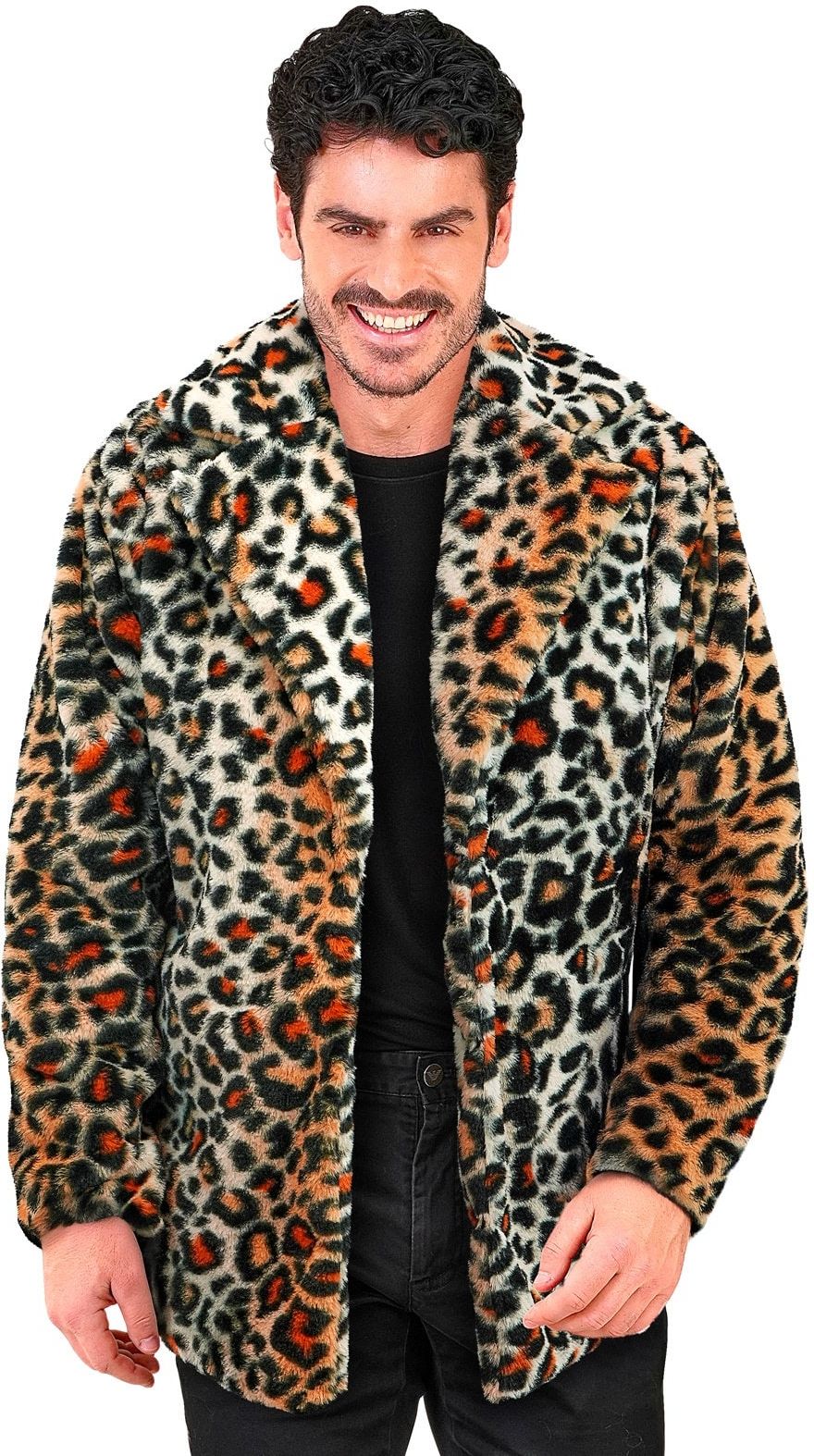Carnaval Bontjas Luipaard Heren