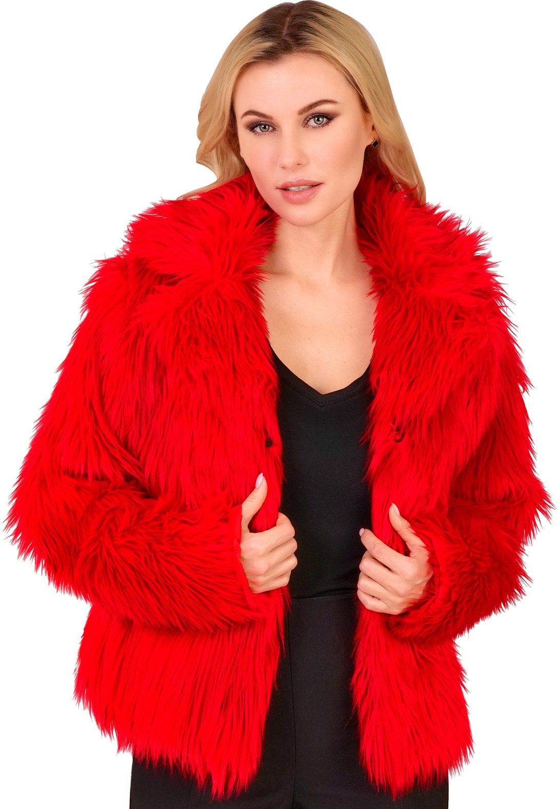 Carnaval Bontjas Rood Dames