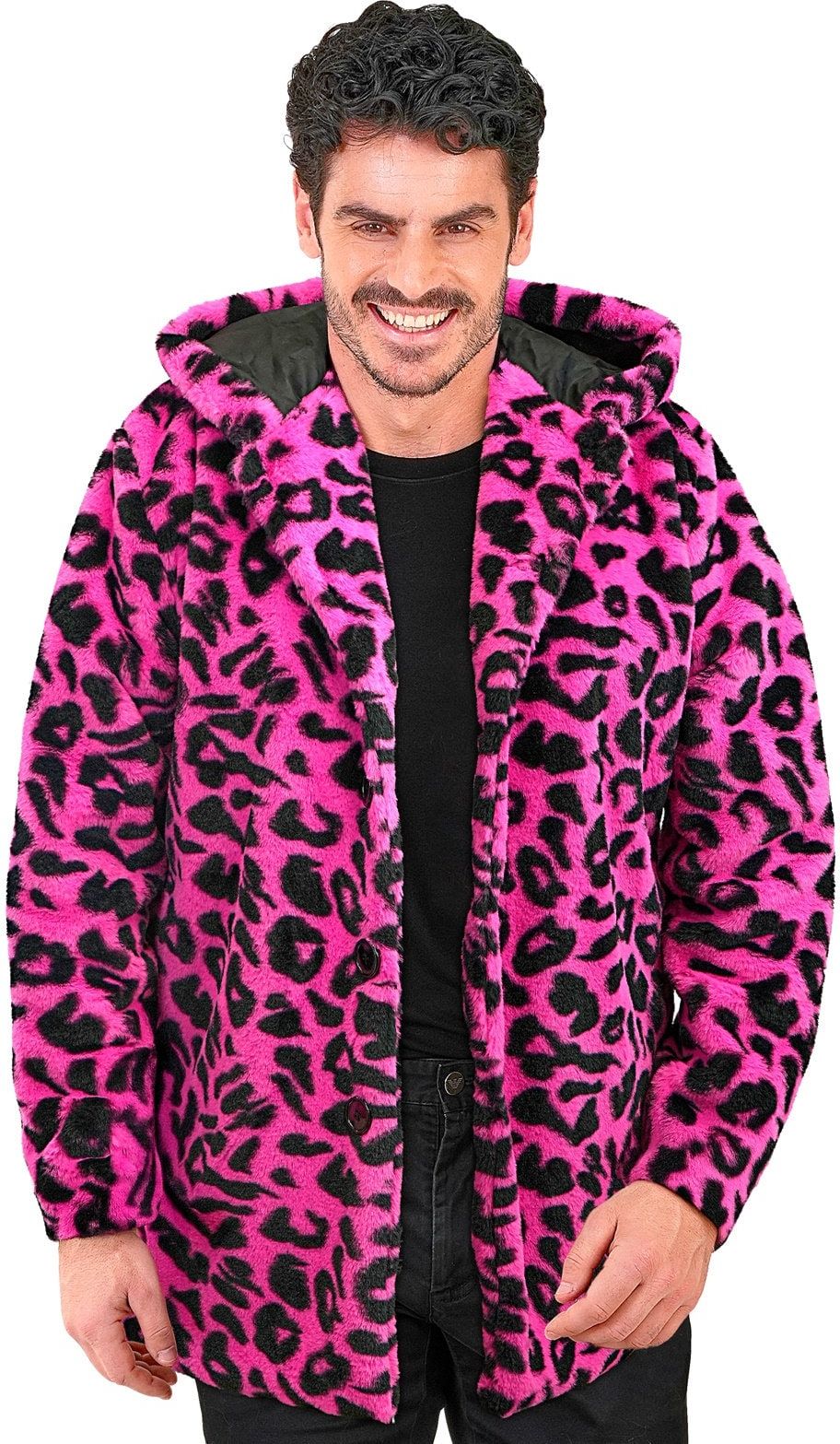 Carnaval Bontjas Roze Panter Luipaard Heren