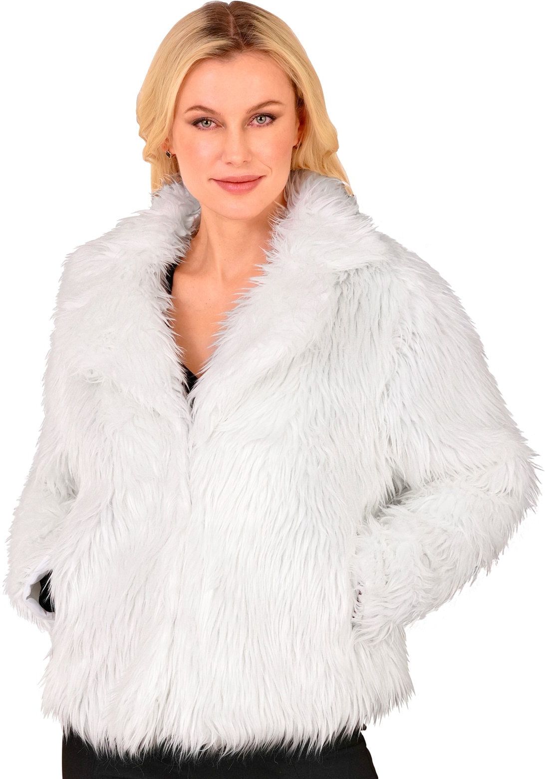 Carnaval Bontjas Wit Dames