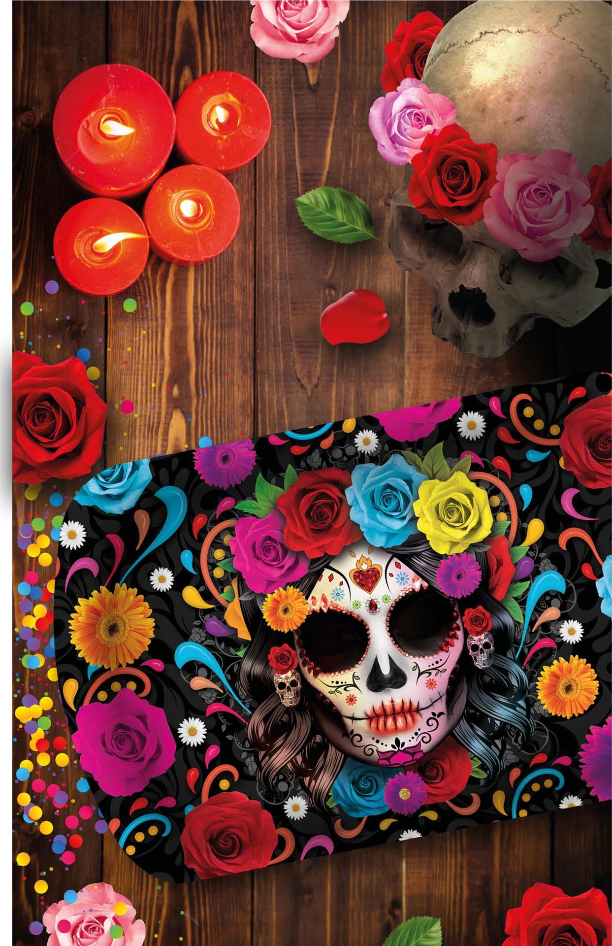 Catrina Dia De Los Muertos Dienblad