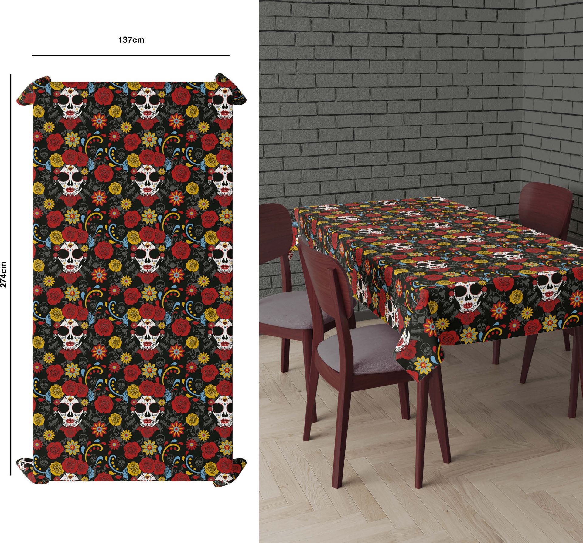 Catrina Dia De Los Muertos Tafelkleed