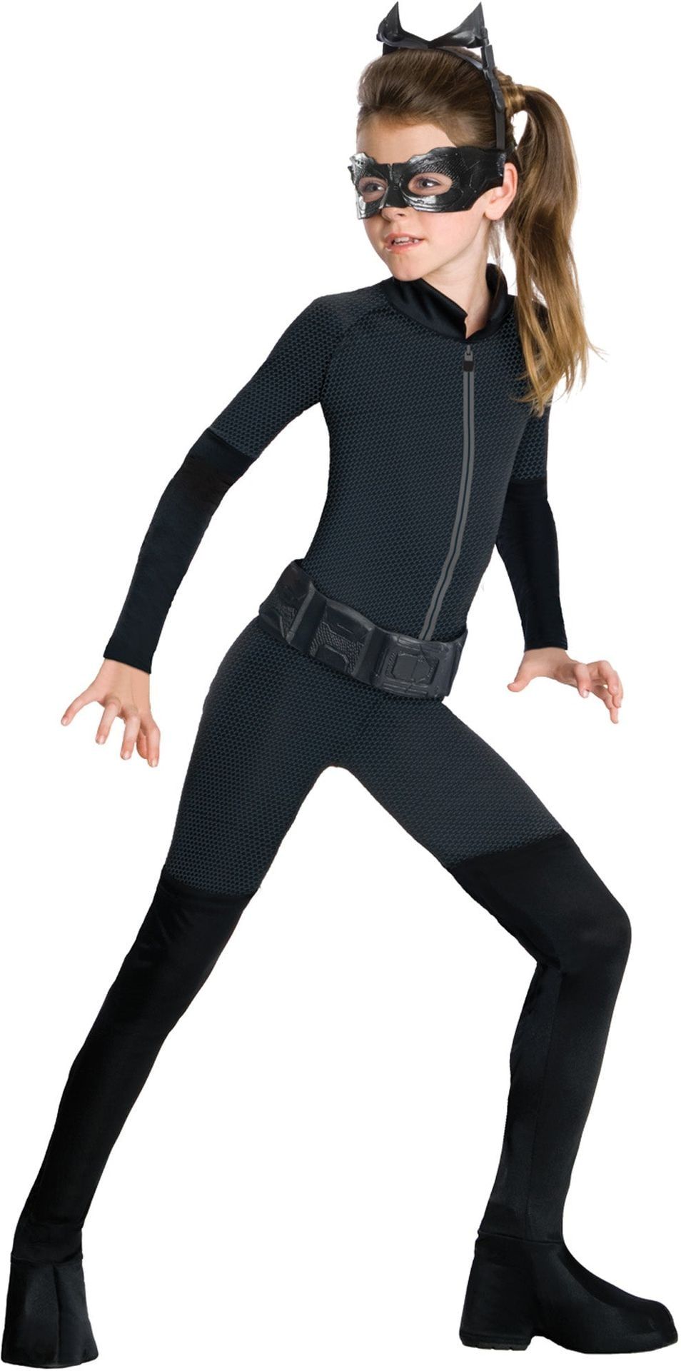 Catwoman Zwart Jumpsuit Meisjes Batman