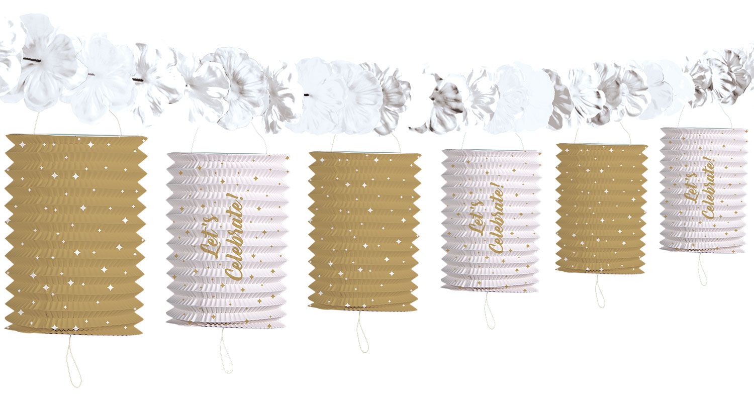 Celebrate Lampion Slinger Goud