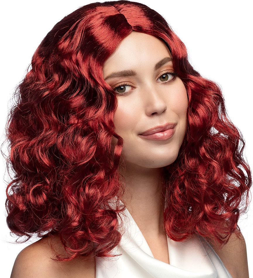 Celeste Zeemeermin Pruik Rood