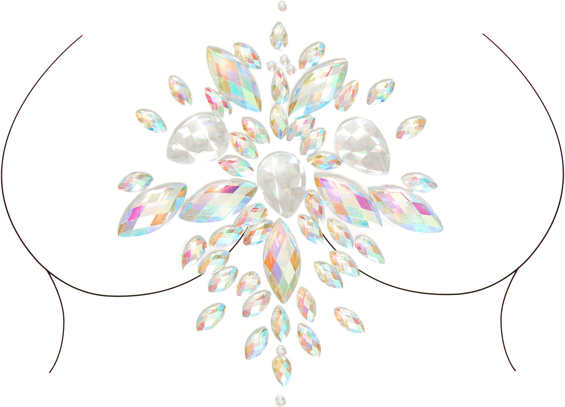 Celestial Body Jewel Stickers