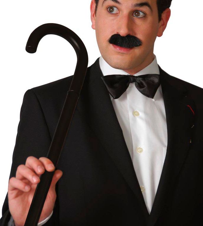 Chaplin Wandelstok Zwart