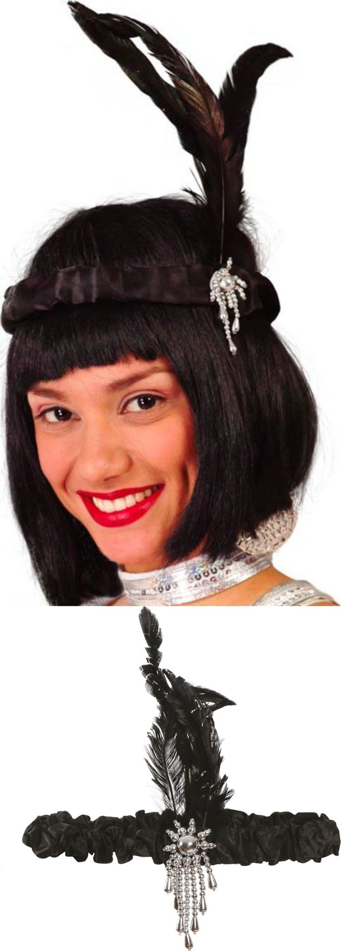 Charleston Hoofdband met Veer