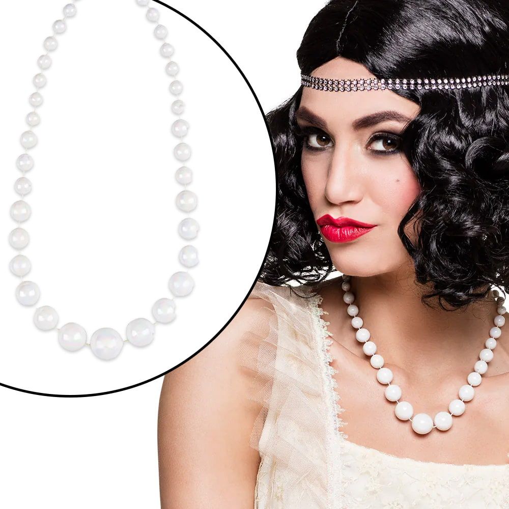 Charleston Parelketting Wit