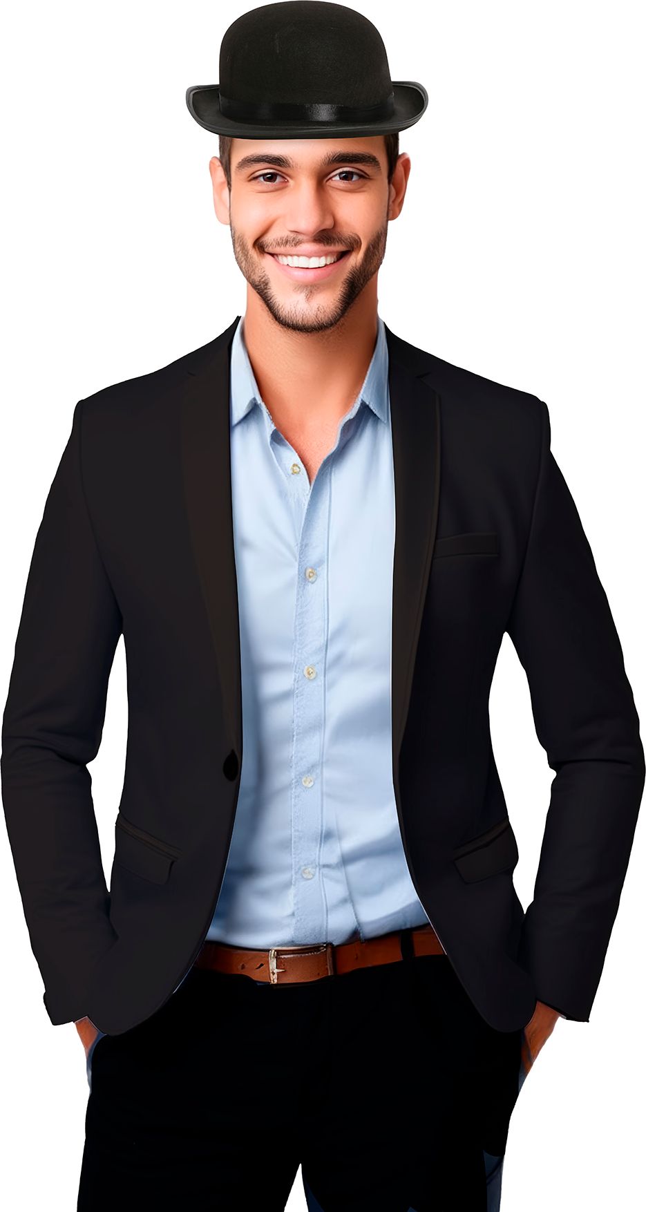 Charlie Chaplin Bolhoed Zwart