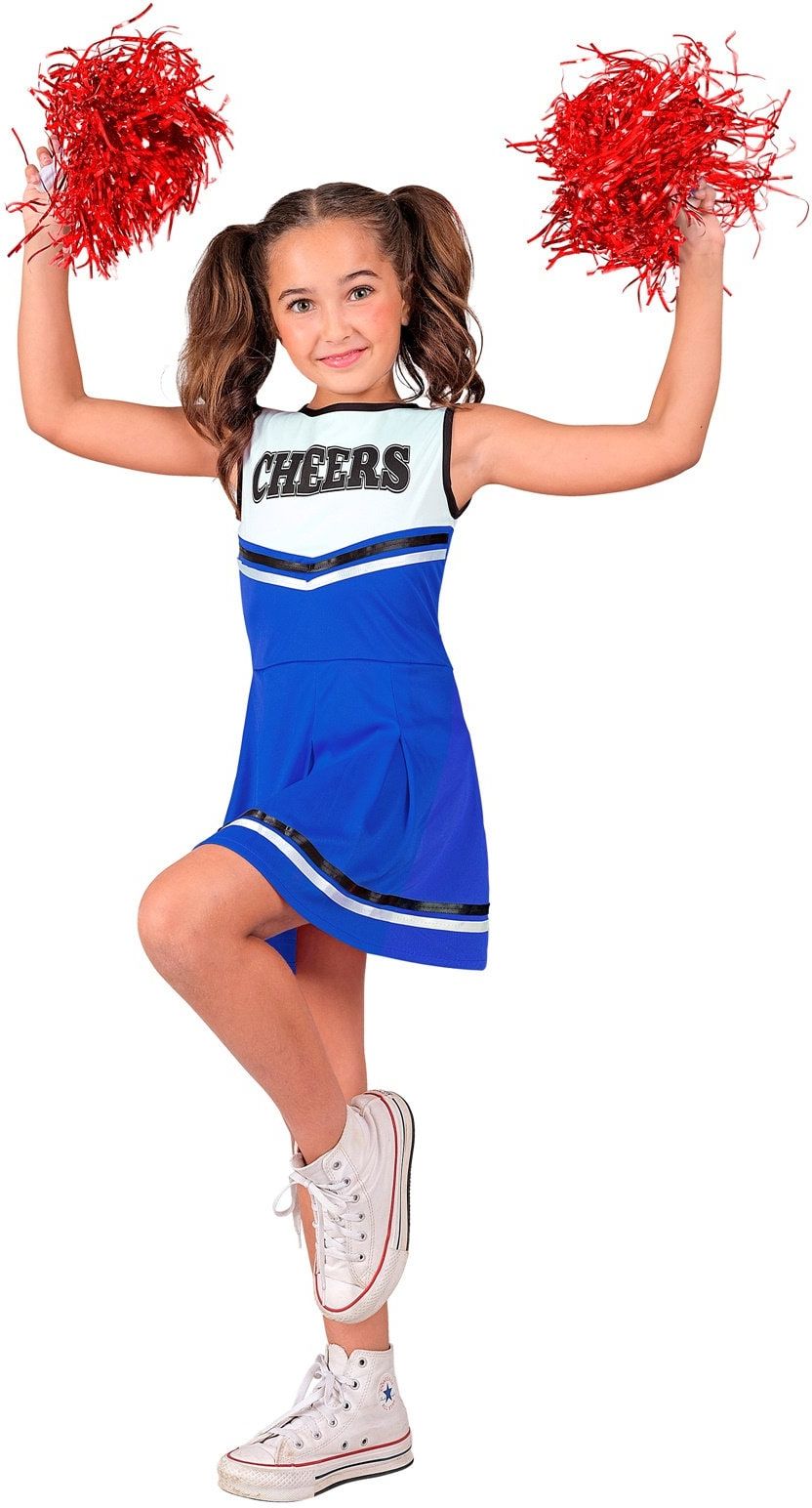 Cheerleader Jurkje Blauw Meisjes