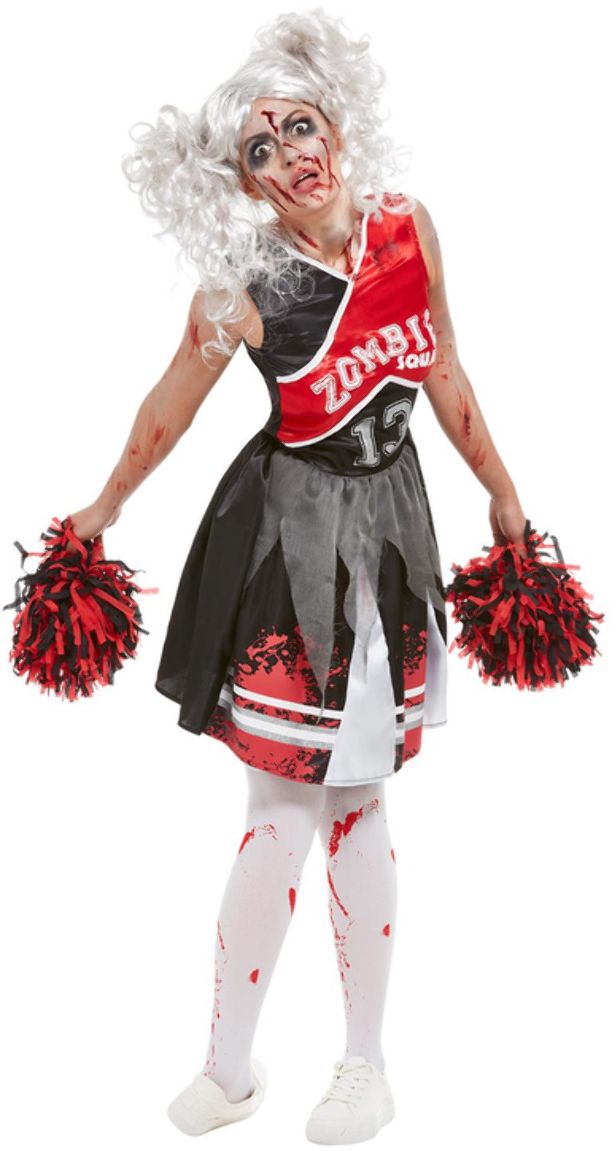 Cheerleader Zombie Pakje Rood