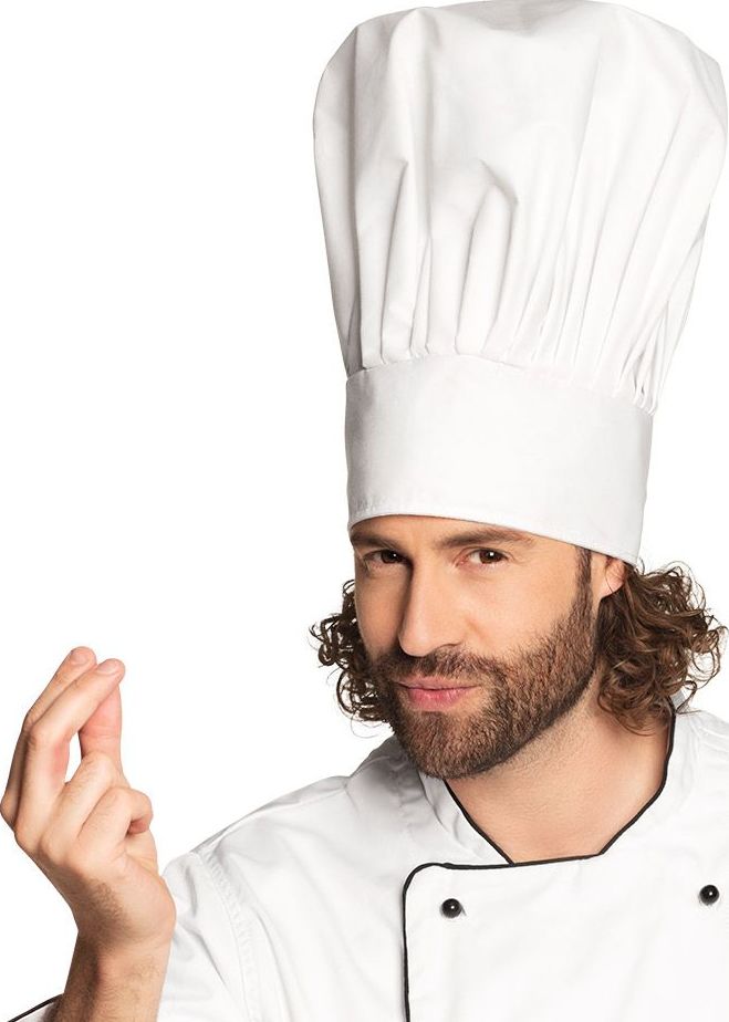 Chef De Luxe Koksmuts Wit