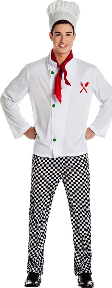 Chef-Kok Kostuum Heren
