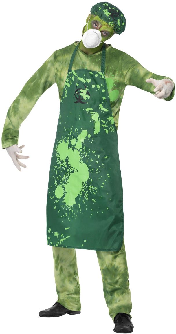 Chemische Zombie Outfit Mannen