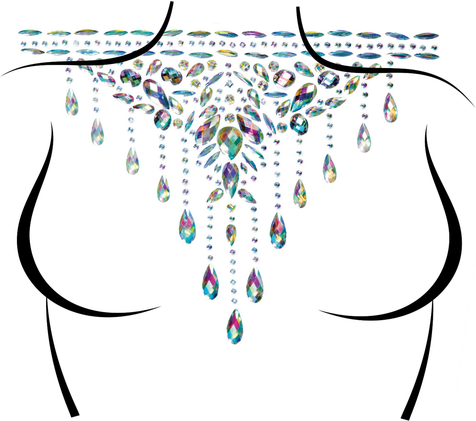 Choker Body Jewel Stickers