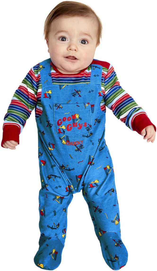 Chucky Baby Kostuum Blauw