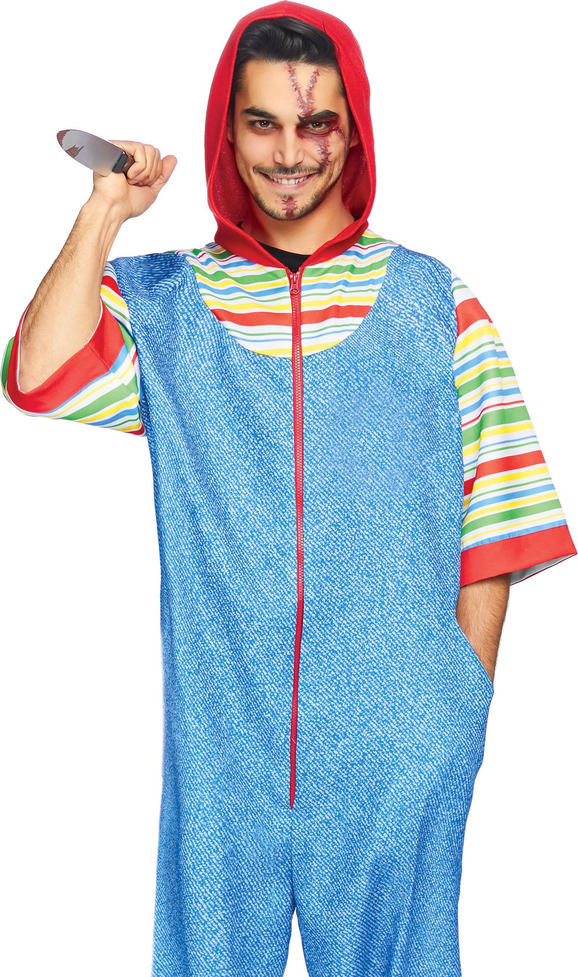 Chucky Kostuum Heren Jumpsuit