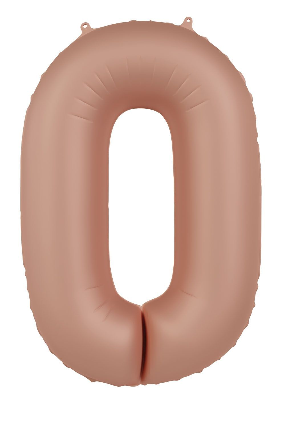 Cijfer 0 Folieballon Vintage Roze 86 cm