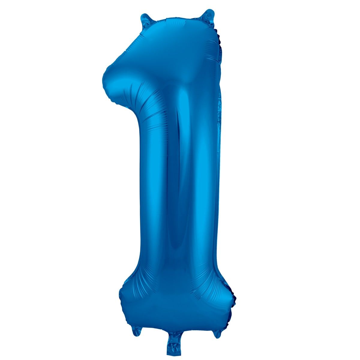 Cijfer 1 Blauwe Folieballon 86cm