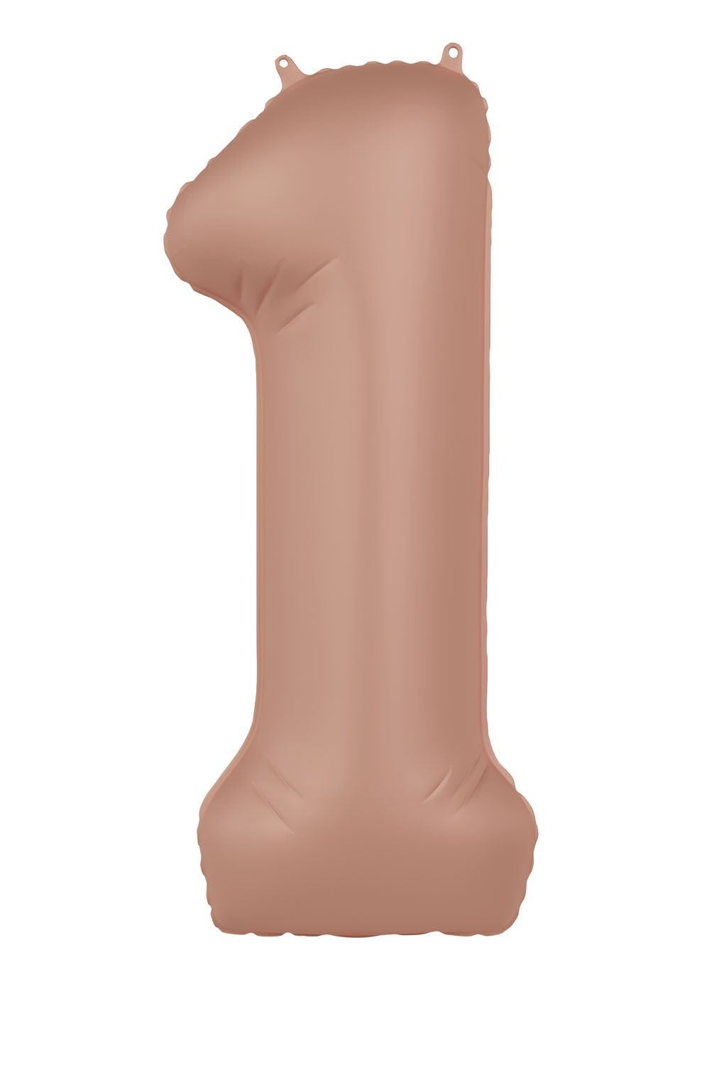 Cijfer 1 Folieballon Vintage Roze 86 cm