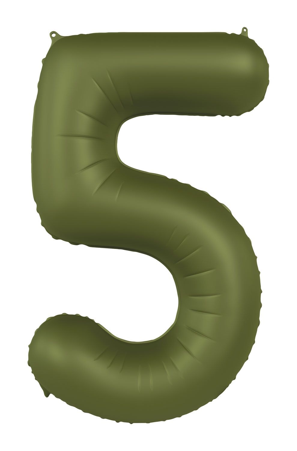 Cijfer 5 Folieballon Olijfgroen 86 cm