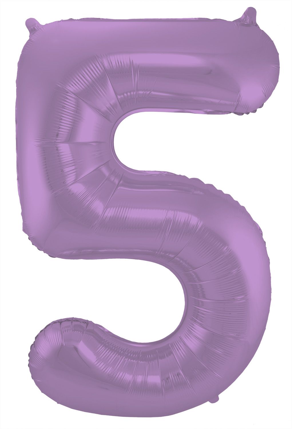 Cijfer 5 metallic paars folieballon 86cm