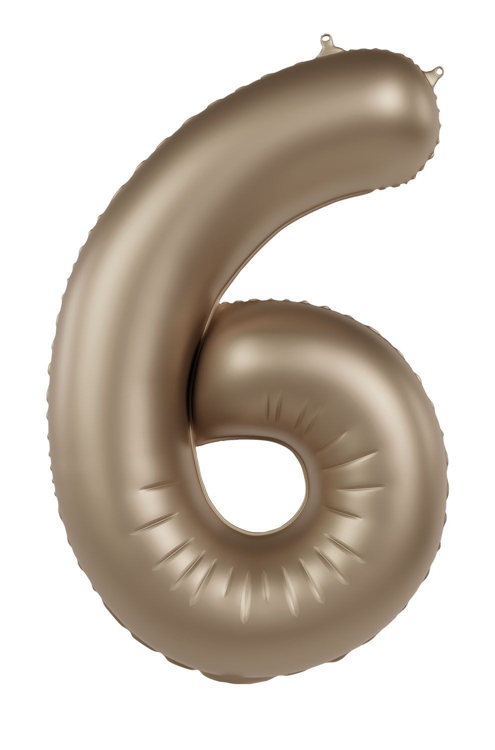 Cijfer 6 Folieballon Goud 86 cm