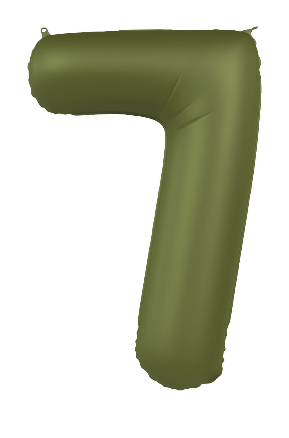 Cijfer 7 Folieballon Olijfgroen 86 cm