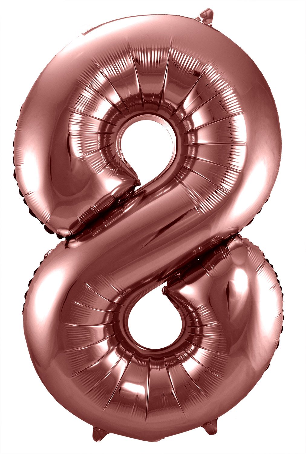 Cijfer 8 Bronzen Folieballon 86cm