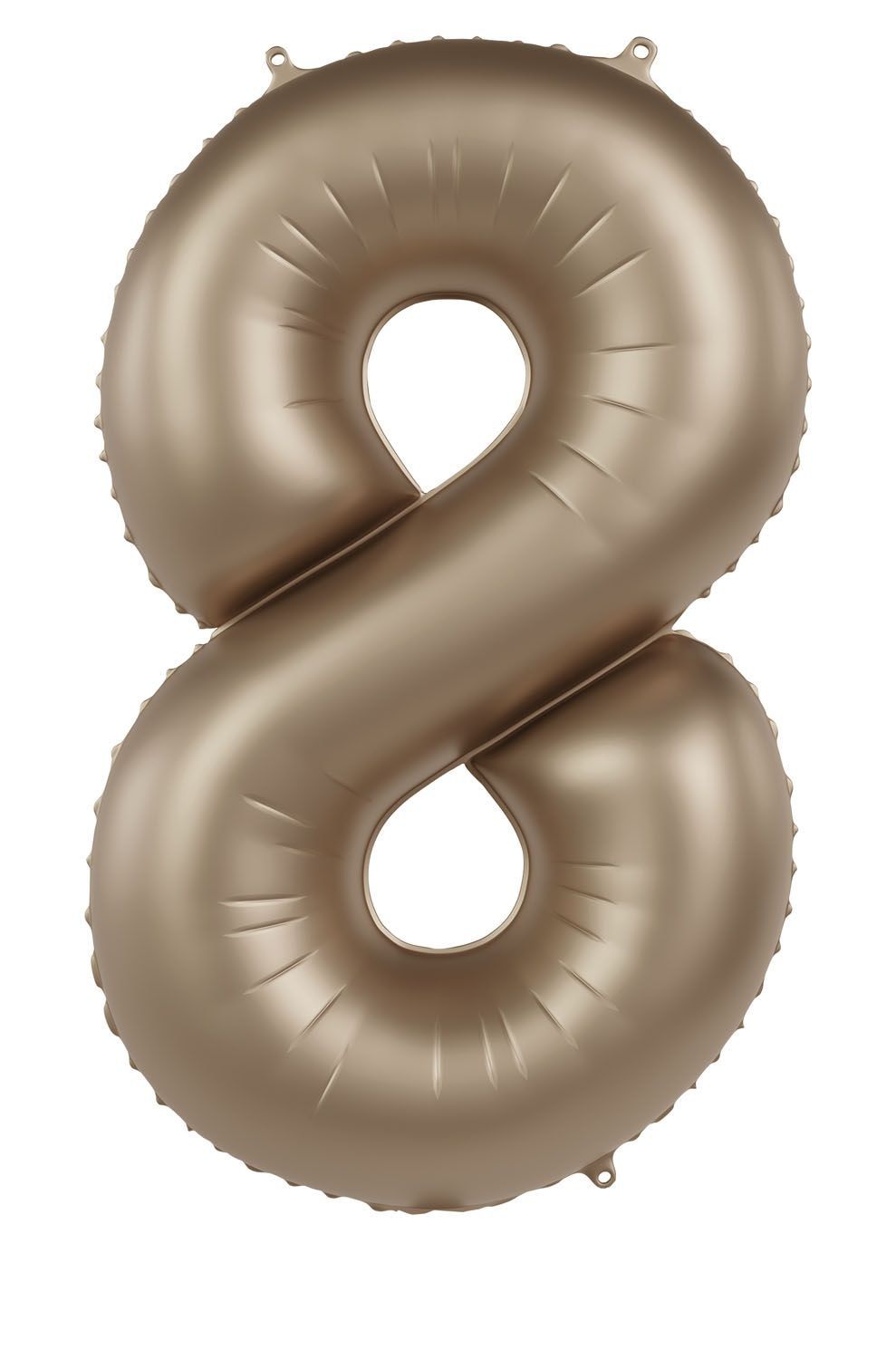 Cijfer 8 Folieballon Goud 86 cm