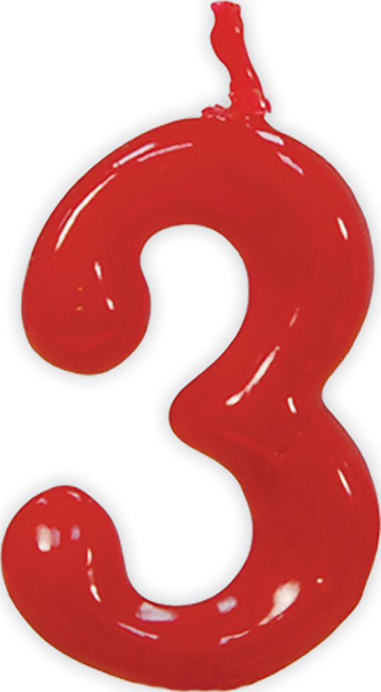 Cijferkaars Verjaardag 3