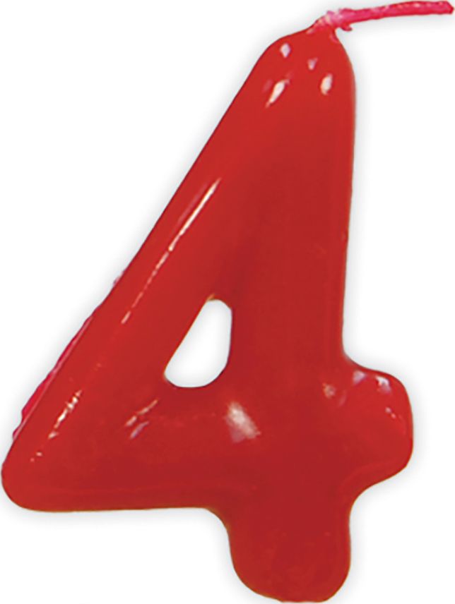 Cijferkaars Verjaardag 4