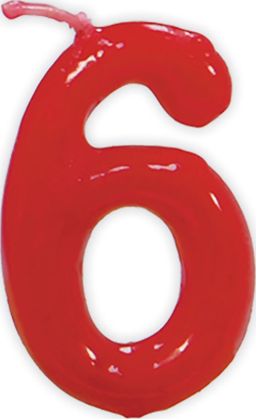 Cijferkaars Verjaardag 6