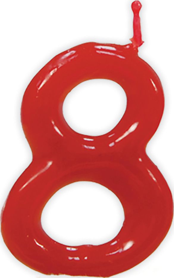 Cijferkaars Verjaardag 8