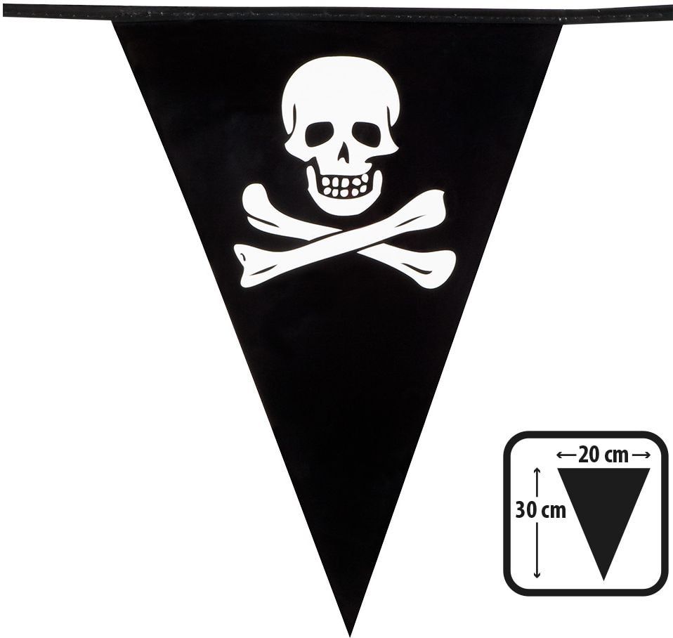 Classic piraten thema feest vlaggenlijn