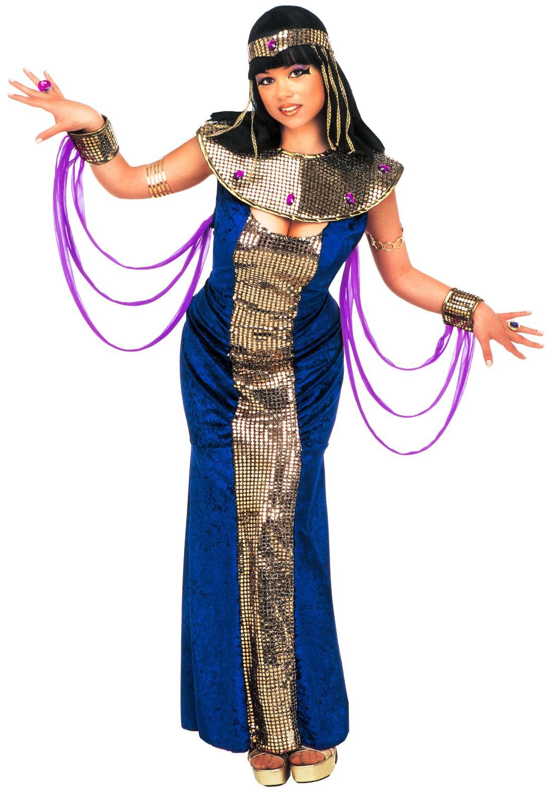 Cleopatra Fluweel Kostuum