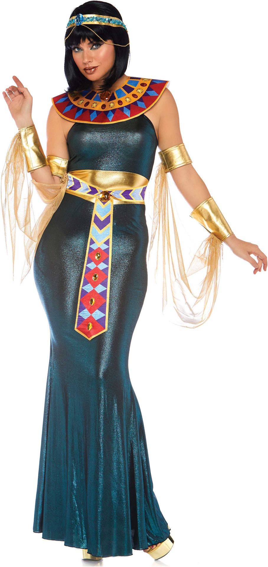 Cleopatra glitter jurk