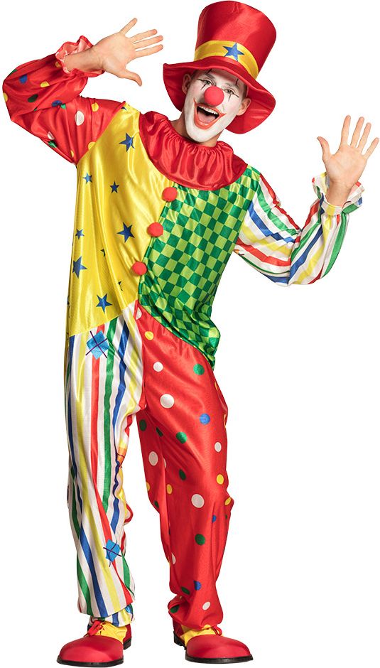 Clown Giggles kostuum man