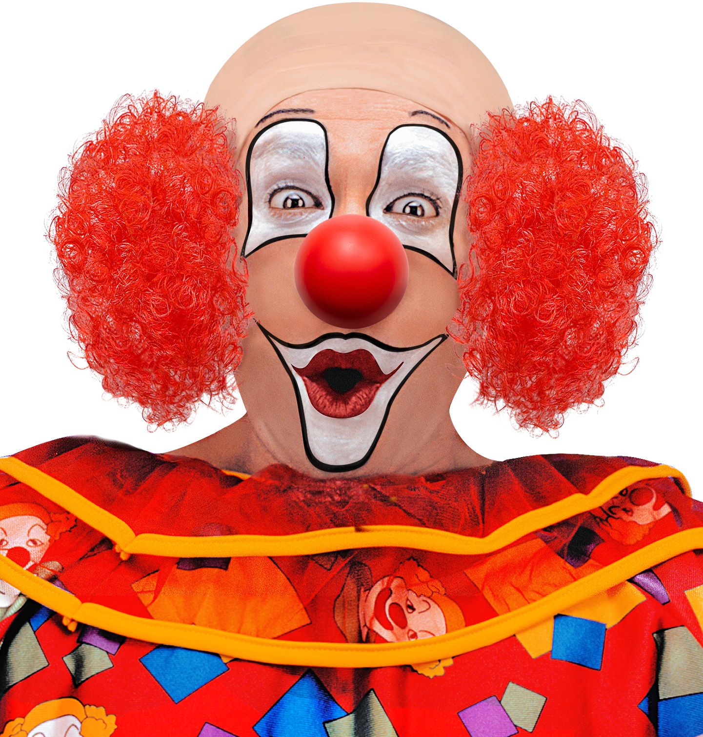 Clown Hoofdstuk met Rood Haar